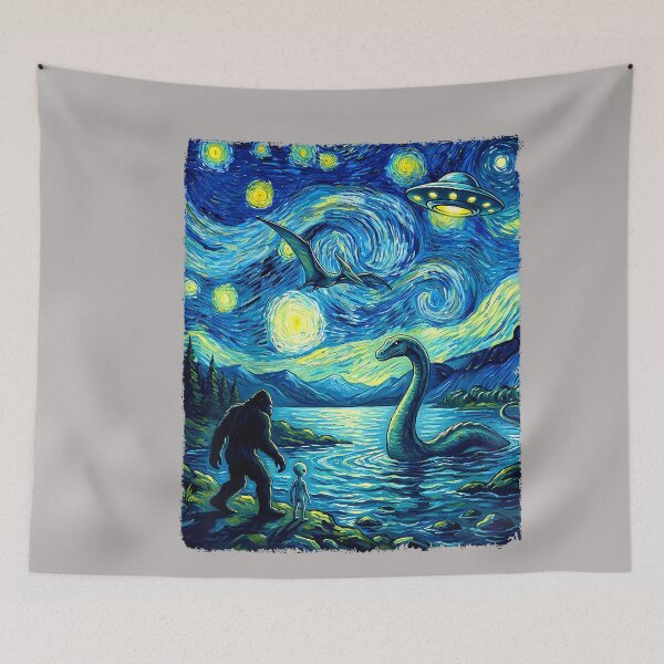 Item preview, Bigfoot Loch Ness Monster Alien UFO Funny for Men Women Kid designed and sold by GreggRoss.
