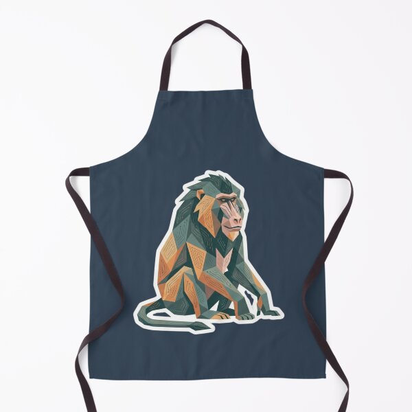 Item preview, Modern Mandrill Sticker – Colorful Mandrill Illustration for Vector Art Fans designed and sold by bsbd-action.