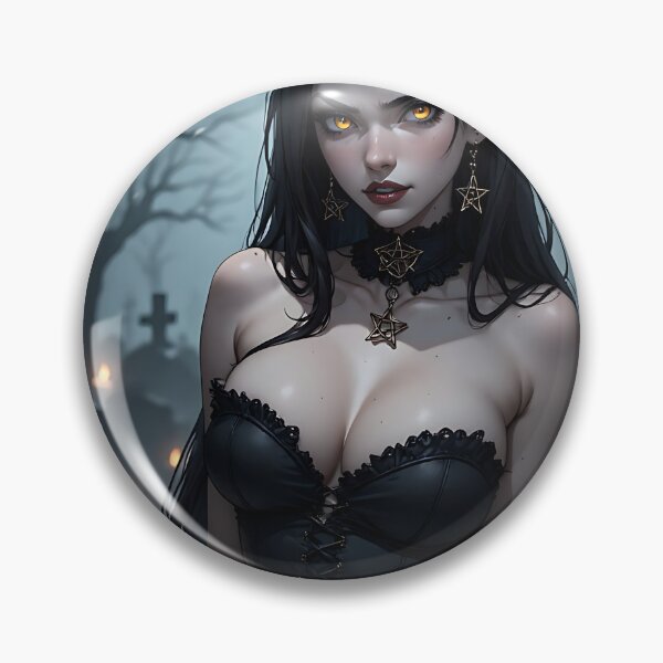 Item preview, Hot Halloween Anime Goth Girl Waifu 135 designed and sold by Your New Fixation.