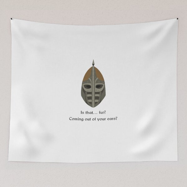 Item preview, “Is that… fur?” Skyrim guard quote designed and sold by Sage’s Studio.