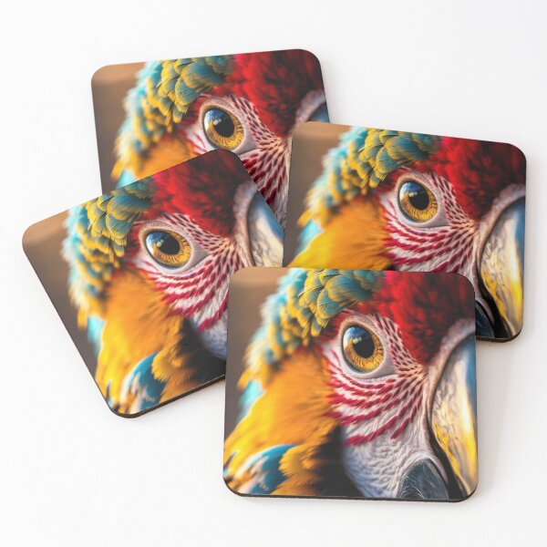 Item preview, Mystic Macaw Eye - Vibrant Tropical Nature Graphic designed and sold by elglotonmusical.