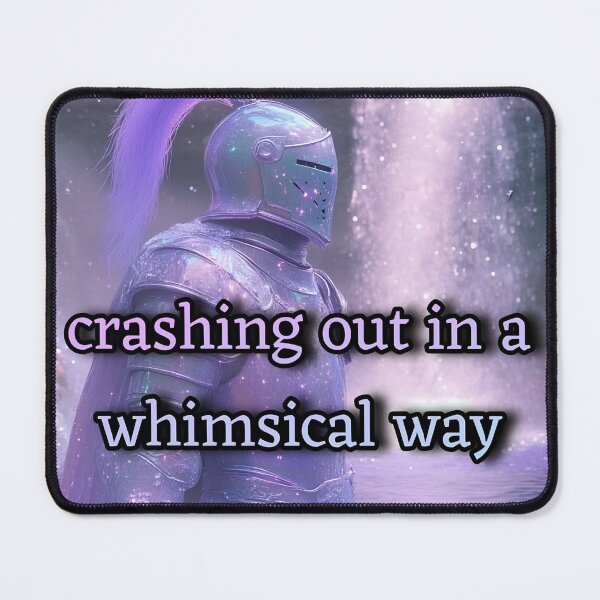 Item preview, Whimsical Crash Out Pastel Knight designed and sold by YoshiHoshi.