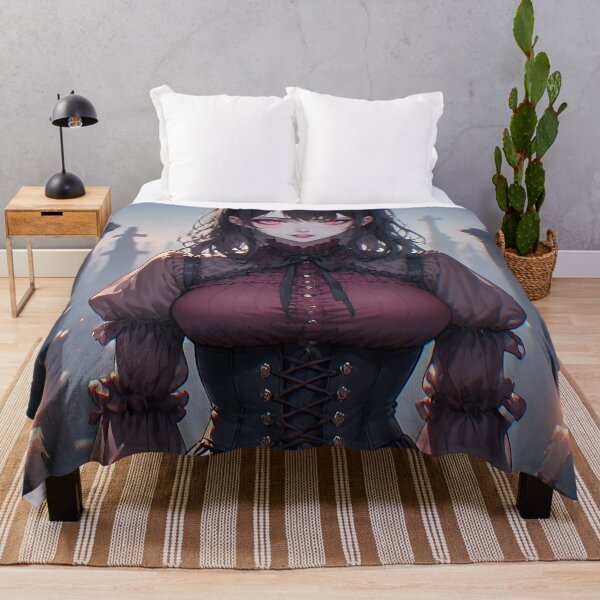 Item preview, Hot Halloween Anime Goth Girl Waifu 139 designed and sold by Your New Fixation.