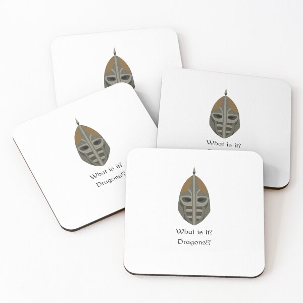 Item preview, “What is it? Dragons!?” Skyrim guard quote designed and sold by Sage’s Studio.