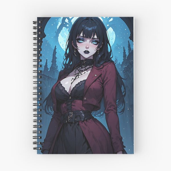 Item preview, Hot Halloween Anime Goth Girl Waifu 140 designed and sold by Your New Fixation.