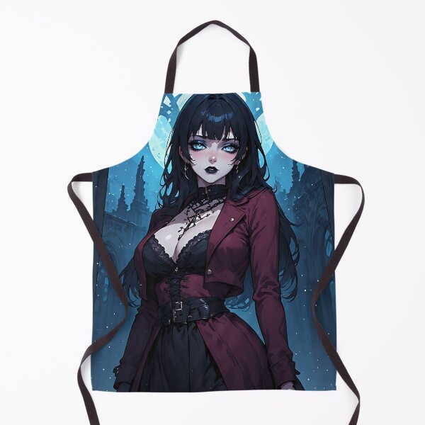 Item preview, Hot Halloween Anime Goth Girl Waifu 140 designed and sold by Your New Fixation.