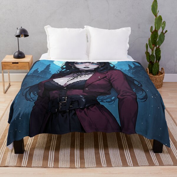 Item preview, Hot Halloween Anime Goth Girl Waifu 140 designed and sold by Your New Fixation.