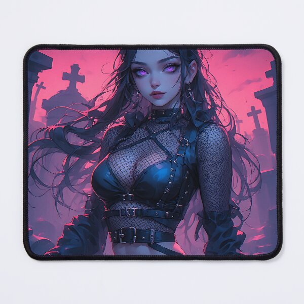 Item preview, Hot Halloween Anime Goth Girl Waifu 142 designed and sold by Your New Fixation.