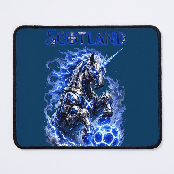 Item preview, Scotland National Football Team - Cyber Biomechanic Unicorn designed and sold by Extravanganzza.