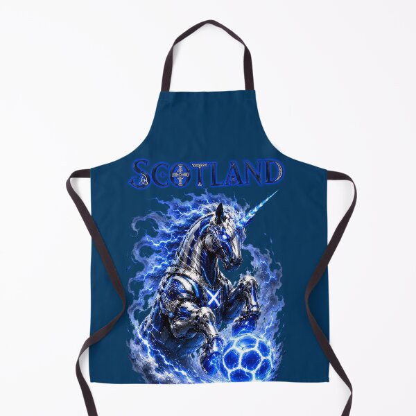 Item preview, Scotland National Football  Team - Cyber Biomechanic Unicorn designed and sold by Extravanganzza.