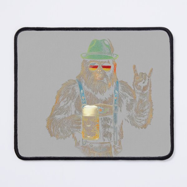 Item preview, Bigfoot Rock On Oktoberfest Lederhosen German Men Prost Beer designed and sold by GreggRoss.