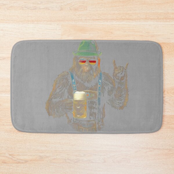 Item preview, Bigfoot Rock On Oktoberfest Lederhosen German Men Prost Beer designed and sold by GreggRoss.