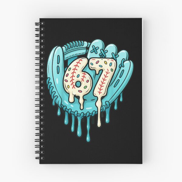 Item preview, 67 baseball ice cream drip number 6 7 youth drip  designed and sold by mariazin.