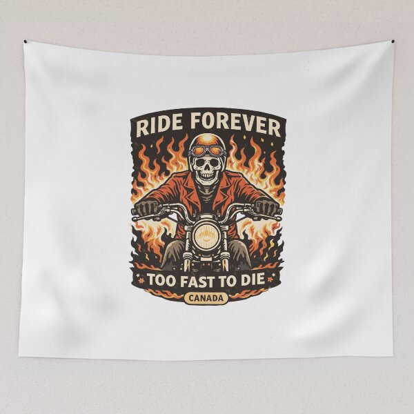 Item preview, Ride Forever Motorcycle T-Shirt designed and sold by Matinez Pink.