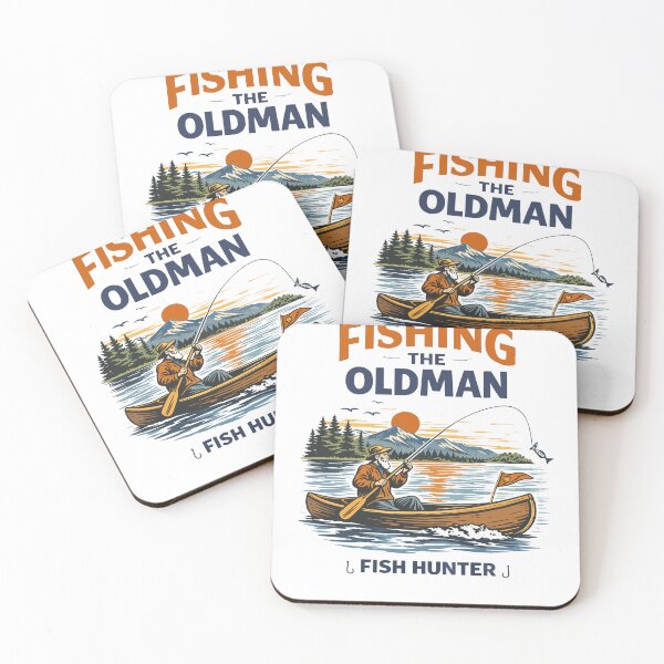 Item preview, Fishing the Old Man Fish Hunter designed and sold by Matinez Pink.