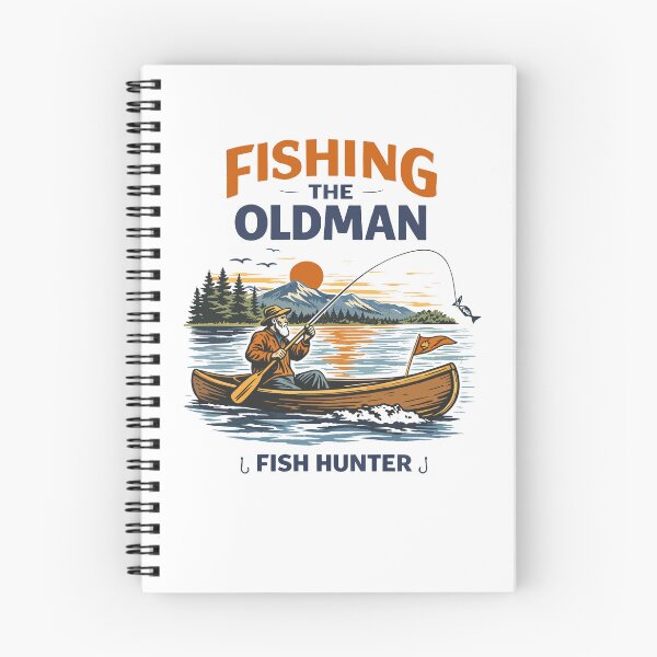 Item preview, Fishing the Old Man Fish Hunter designed and sold by Matinez Pink.
