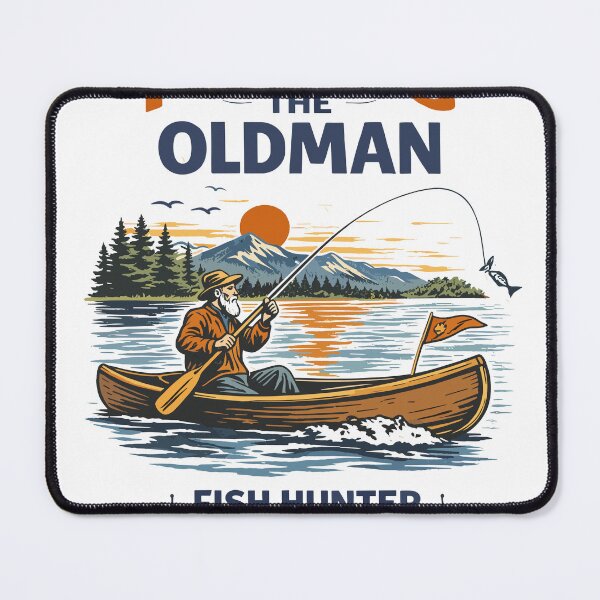 Item preview, Fishing the Old Man Fish Hunter designed and sold by Matinez Pink.