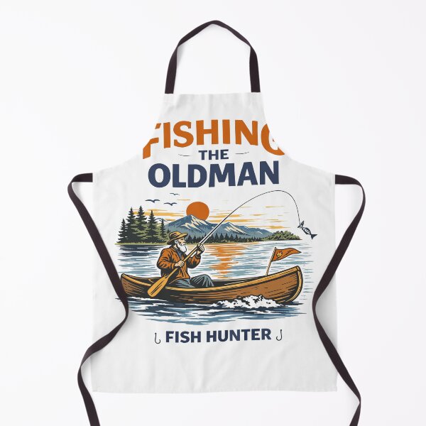 Item preview, Fishing the Old Man Fish Hunter designed and sold by Matinez Pink.