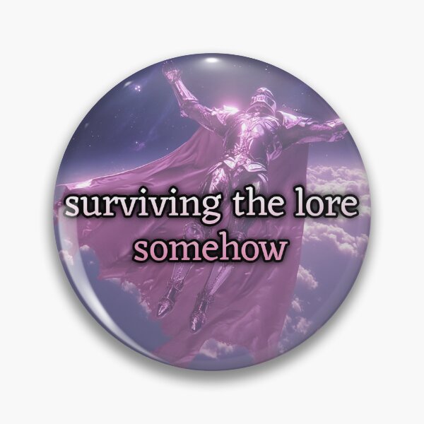 Item preview, Surviving The Lore Pink Knight Meme designed and sold by YoshiHoshi.