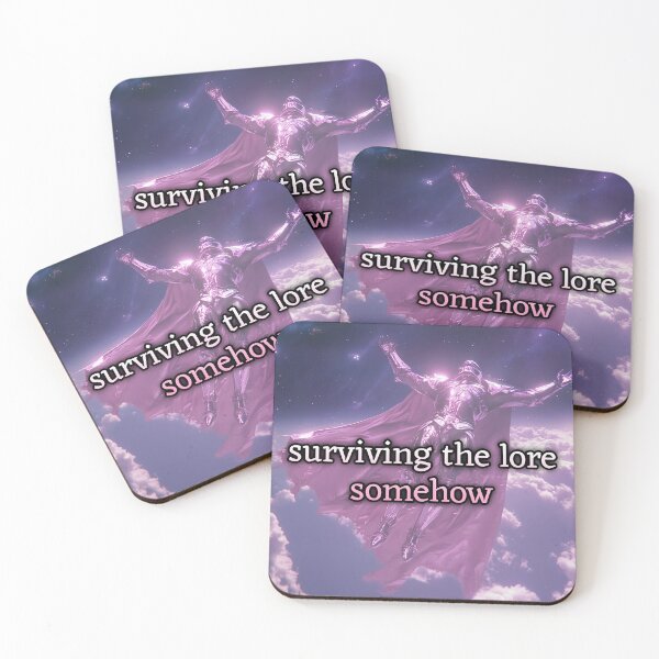 Item preview, Surviving The Lore Pink Knight Meme designed and sold by YoshiHoshi.