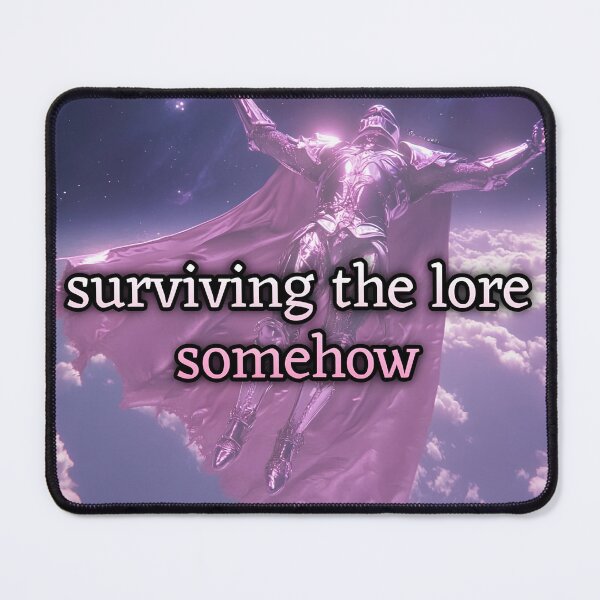 Item preview, Surviving The Lore Pink Knight Meme designed and sold by YoshiHoshi.