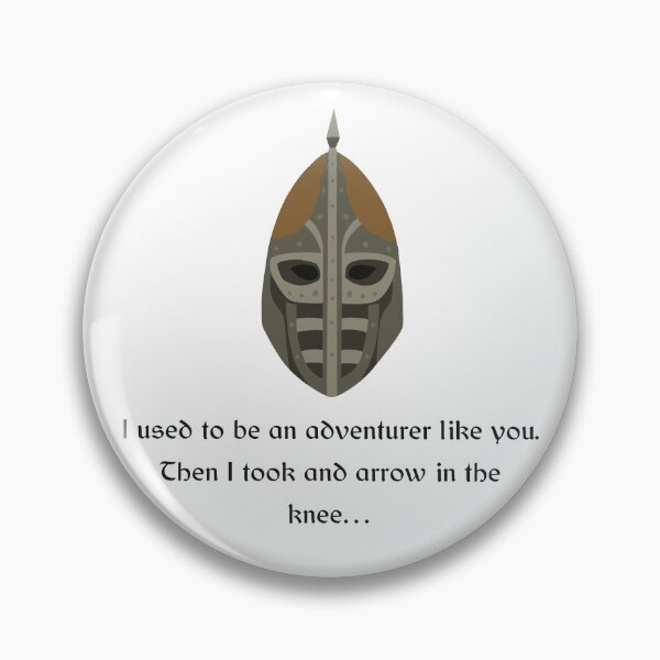 Item preview, “I used to be an adventurer like you.” Skyrim guard quote  designed and sold by Sage’s Studio.