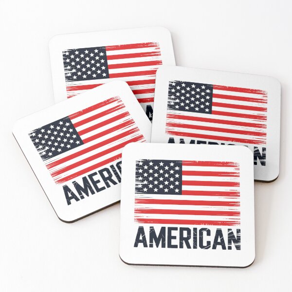 Item preview, American Text USA Flag designed and sold by SteezeeStore.