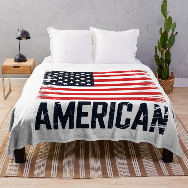 Item preview, American Text USA Flag designed and sold by SteezeeStore.