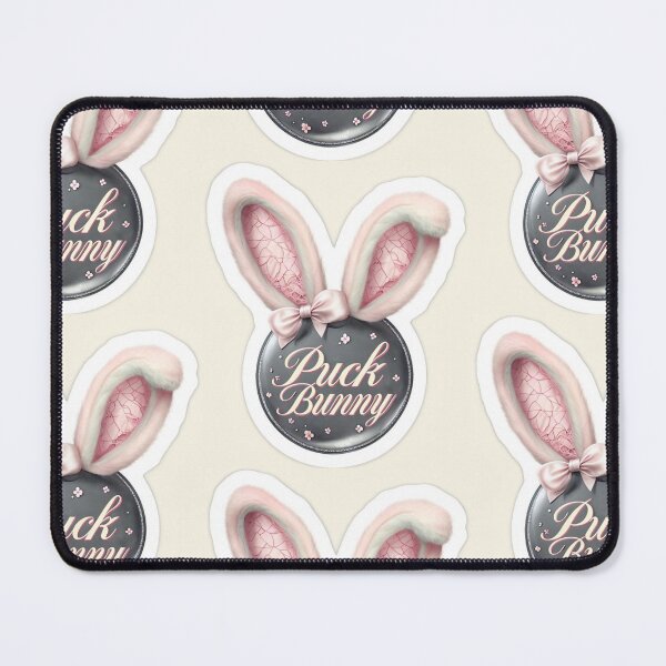Item preview, Croquette Cute Puck Bunny Aesthetic Off Campus Hockey Fans Merch designed and sold by tracynguyen23.