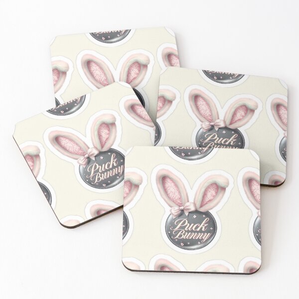 Item preview, Croquette Cute Puck Bunny Aesthetic Off Campus Hockey Fans Merch designed and sold by tracynguyen23.