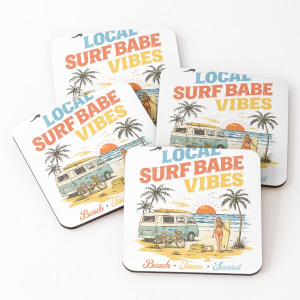 Item preview, Local Surf Babe Vibes T-Shirt designed and sold by Matinez Pink.