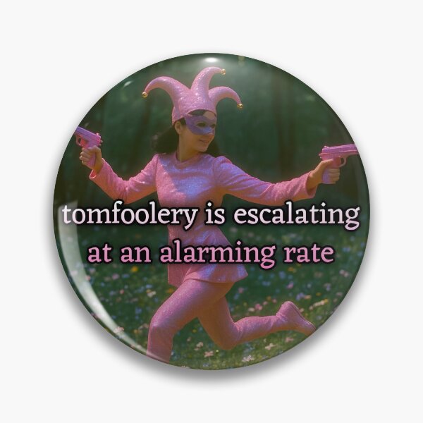 Item preview, Tomfoolery Escalating Pink Jester Meme designed and sold by YoshiHoshi.