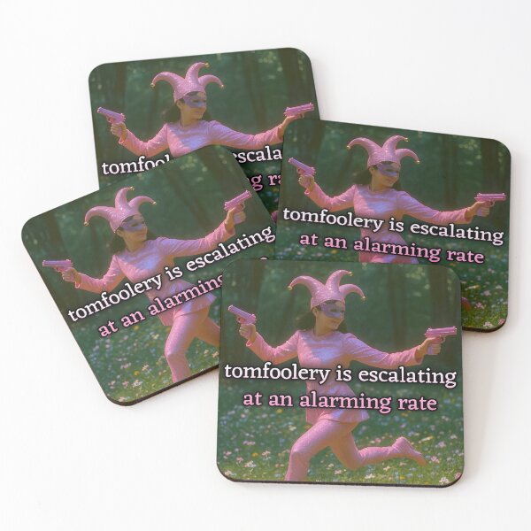 Item preview, Tomfoolery Escalating Pink Jester Meme designed and sold by YoshiHoshi.