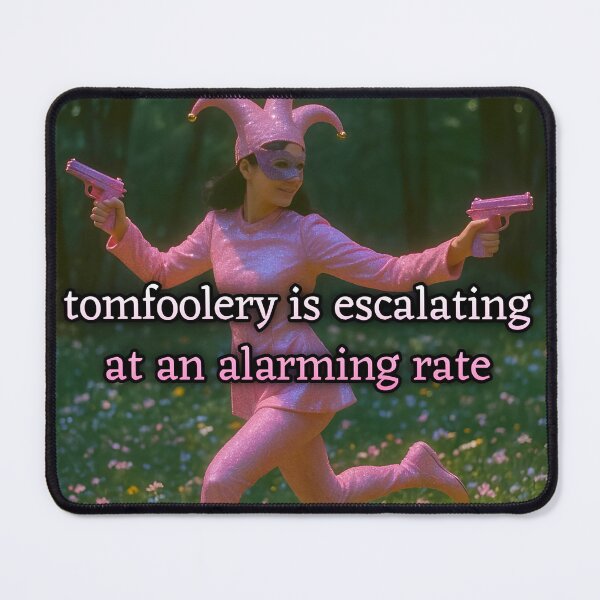 Item preview, Tomfoolery Escalating Pink Jester Meme designed and sold by YoshiHoshi.