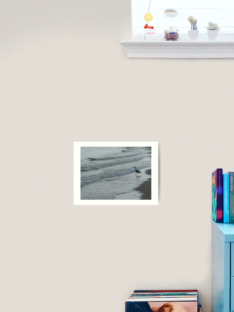 Thumbnail 2 of 3, Art Print, On the stairs of the sea waiting for the tide designed and sold by Anthropolog.