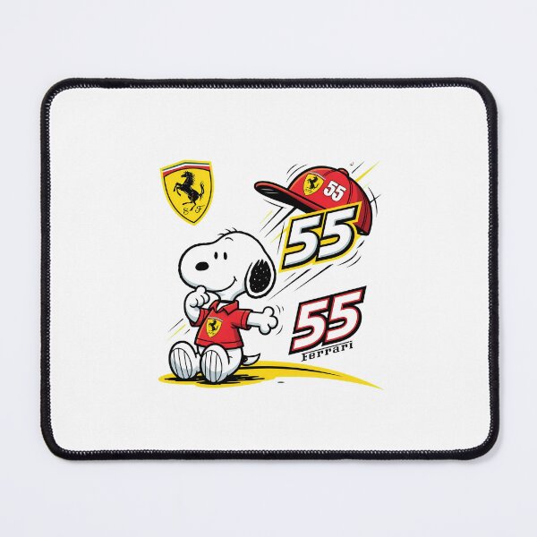 Item preview, Snoopy Wearing Ferrari 55 Racin Geart designed and sold by chobacobra.