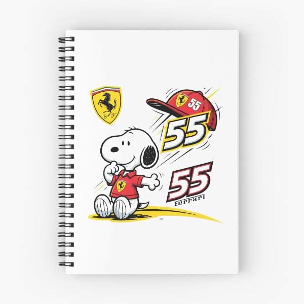 Item preview, Snoopy Wearing Ferrari 55 Racin Geart designed and sold by chobacobra.