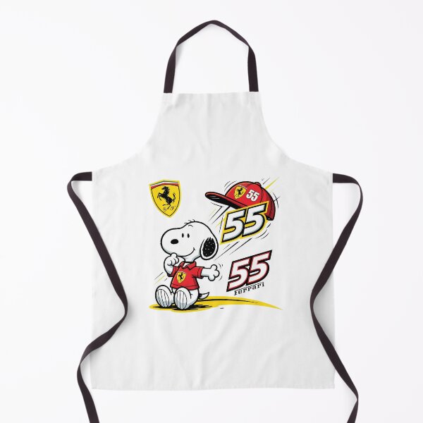 Item preview, Snoopy Wearing Ferrari 55 Racin Geart designed and sold by chobacobra.