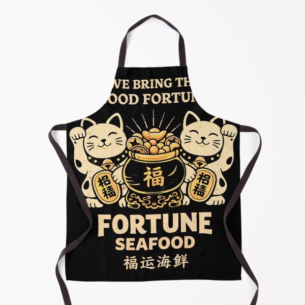 Item preview, Fortune Cat Seafood T-Shirt designed and sold by Matinez Pink.