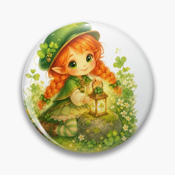 Item preview, Lucky Lady – St. Patrick’s Day Leprechaun Girl designed and sold by heartofireland.