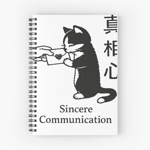 Item preview, Cat Heart Sincere Communication T-Shirt designed and sold by Matinez Pink.