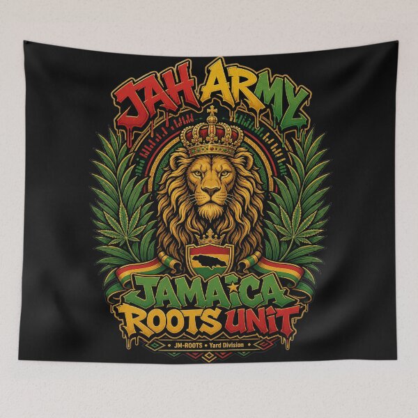 Item preview, JAH ARMY: JAMAICA ROOTS UNIT designed and sold by SavvyEarth.