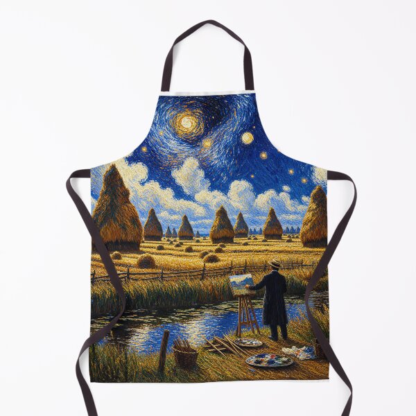 Item preview, Painting both Starry Night and Haystacks designed and sold by Steve's Hobbies.