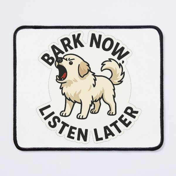 Item preview, Bark Now, Listen Later designed and sold by Endless Well Creations.