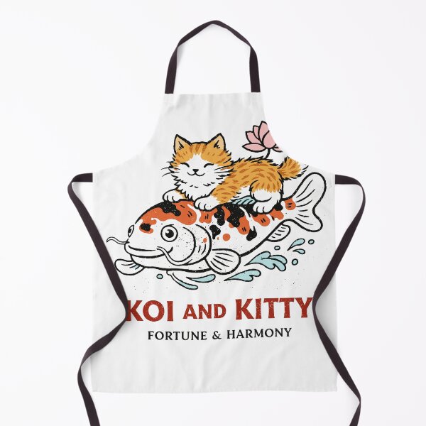 Item preview, Koi Fish and Kitty Fortune Harmony designed and sold by Matinez Pink.