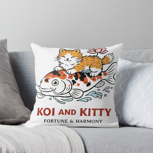 Item preview, Koi Fish and Kitty Fortune Harmony designed and sold by Matinez Pink.