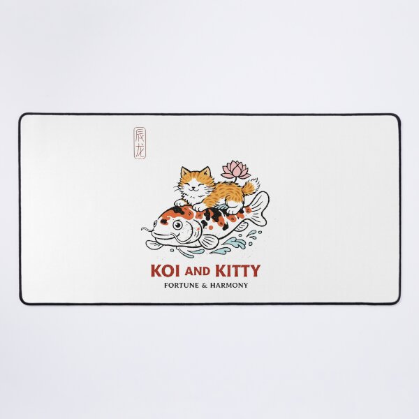 Item preview, Koi Fish and Kitty Fortune Harmony designed and sold by Matinez Pink.