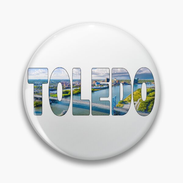Item preview, TOLEDO - Ohio Over Maumee River Anthony Wayne Bridge to Downtown designed and sold by Adam Gormley.