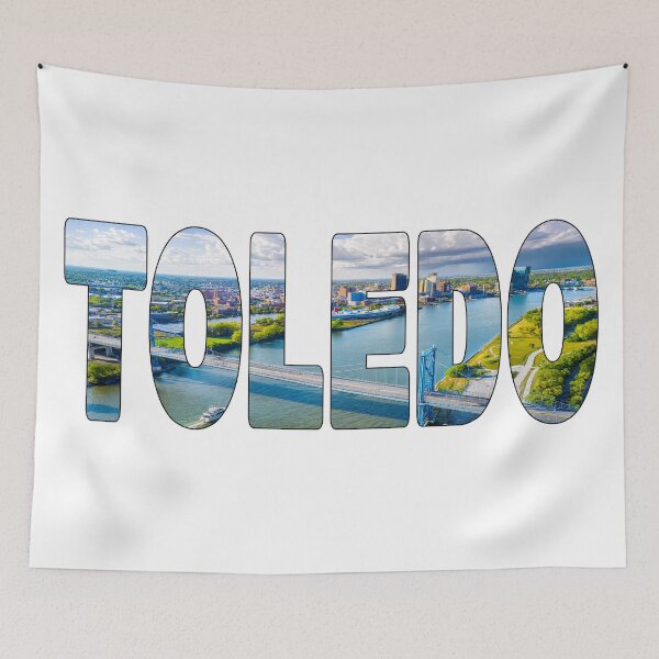 Item preview, TOLEDO - Ohio Over Maumee River Anthony Wayne Bridge to Downtown designed and sold by Adam Gormley.