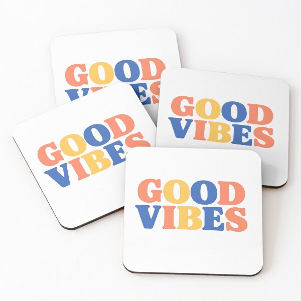 Item preview, Good Vibes Retro Groovy Bold Text Colorful Positive Quote designed and sold by Owcomm.